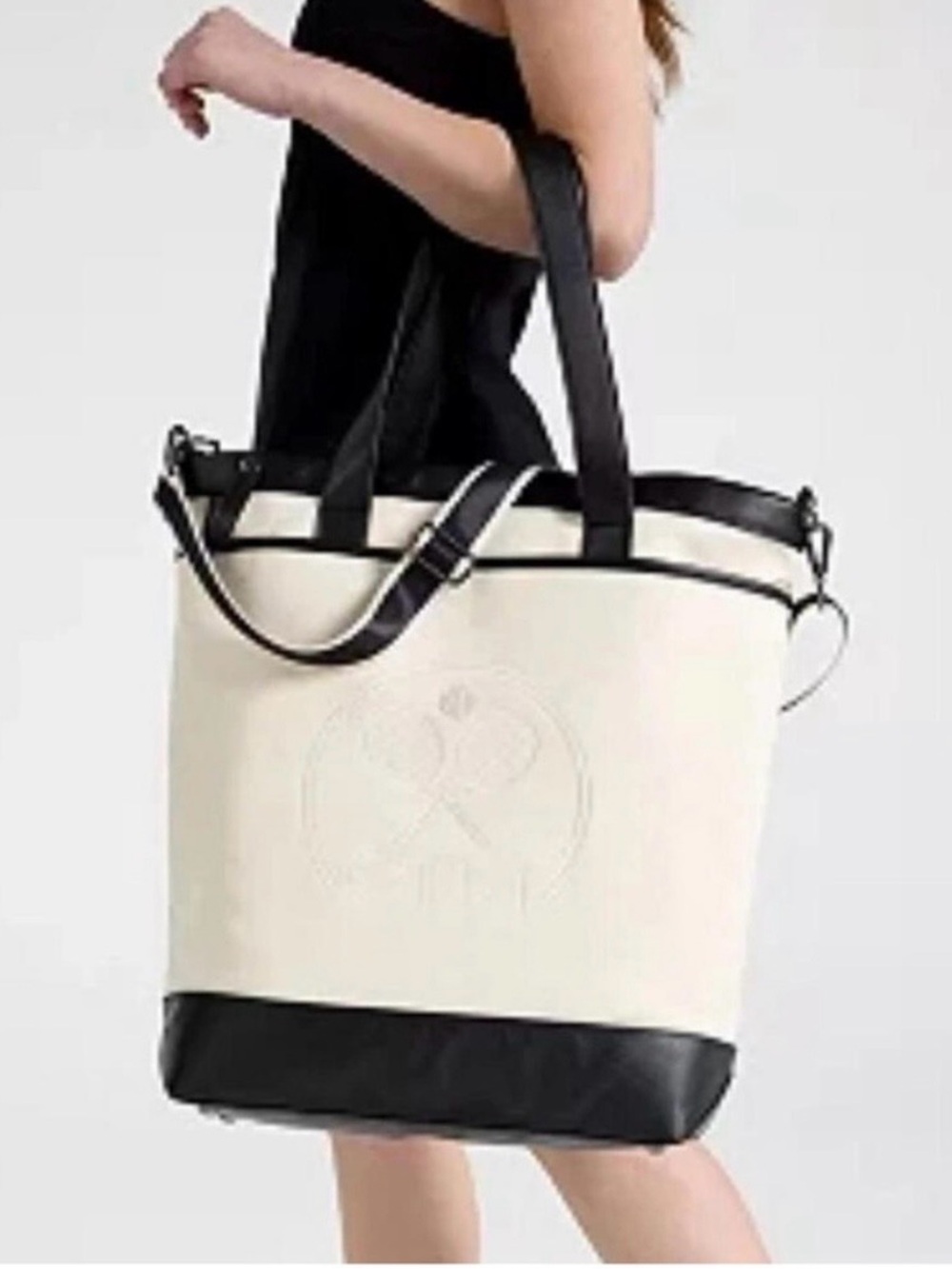Calia by Carrie Underwood; Canvas Tote with Black Trim; NWOT